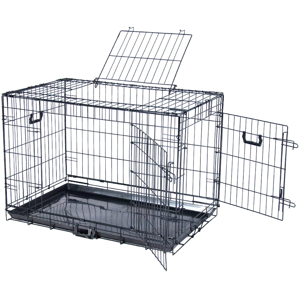 Amazon | プチリュバン ペットケージ スリードア 犬 猫 LLサイズ