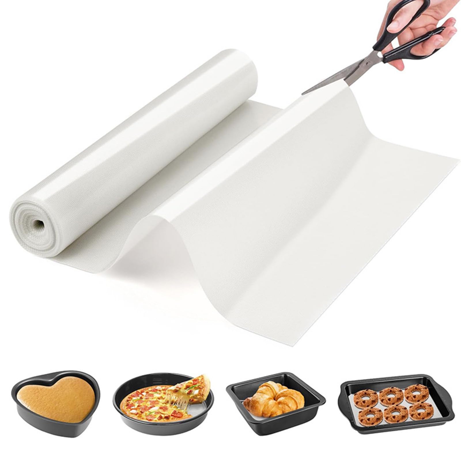 Tappetino da forno in silicone antiaderente riutilizzabile per impasti e pasticcini strumento da cucina per fodere da forno aria