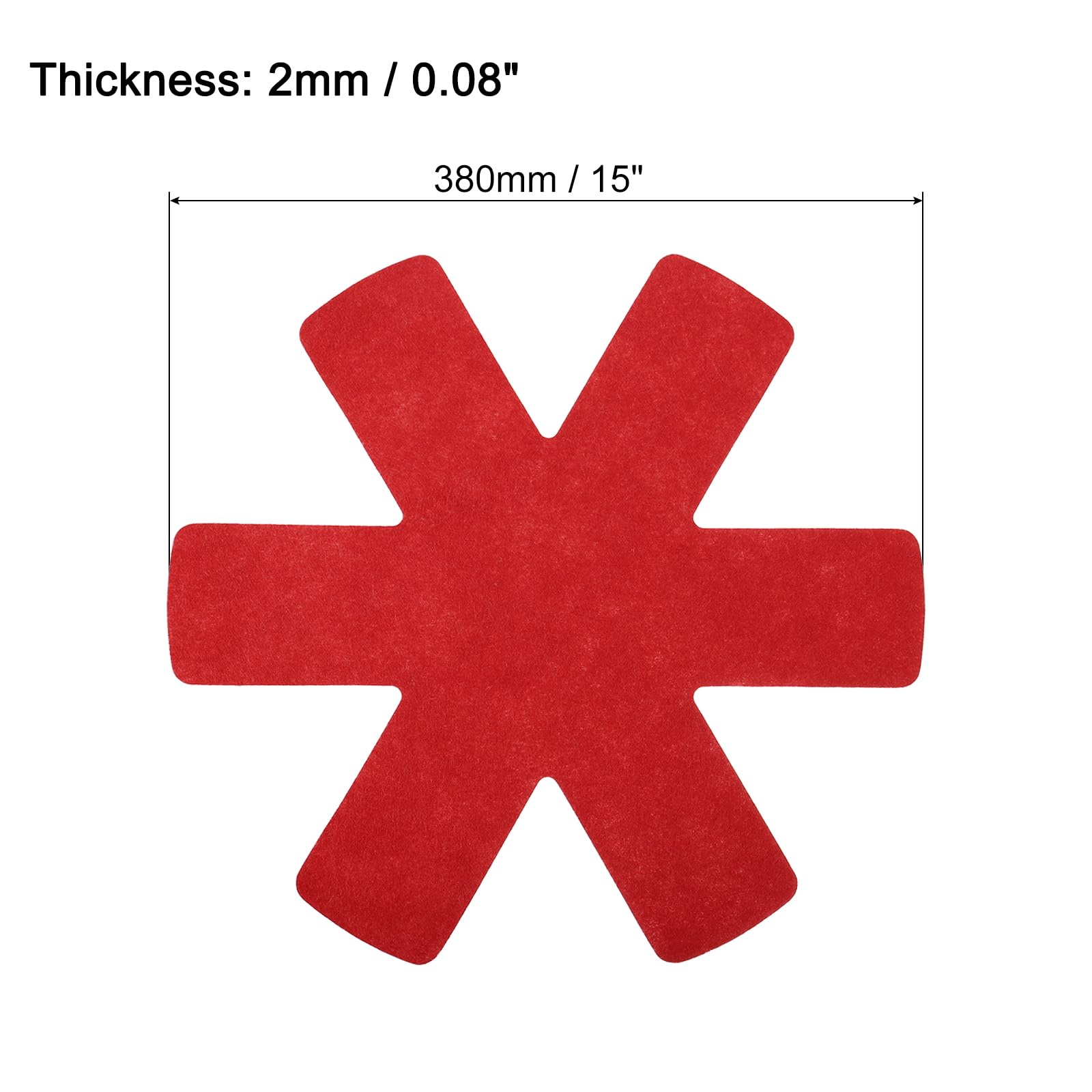 Amazon|uxcell ポットとパンの保護具 3個セット 380mm 15 Amazon|uxcell ポットとパンの保護具 3個セット 380mm 15