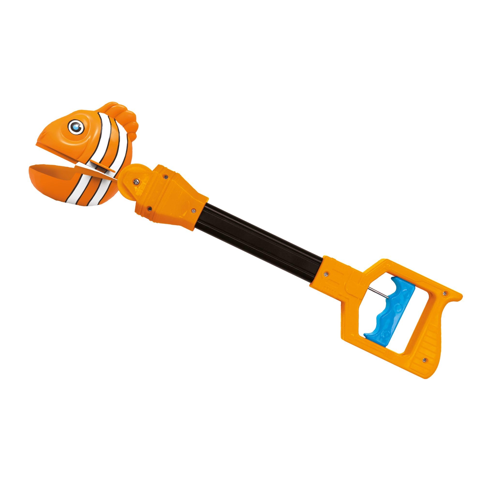 Clown Fish from Deluxebase. Jumbo Sized Hand Grabber Toy for Kids. Fun claw toys that make fantastic fish gifts!