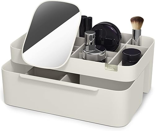 Miniatura 1 de Joseph Joseph 75005 Viva - Organizador de maquillaje con cajón, grande con espejo, concha, crema