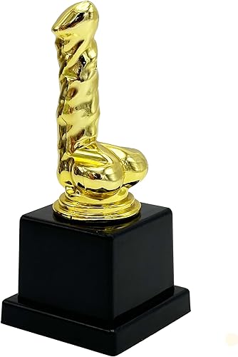 Miniatura 6 de Island Dogs Trofeo divertido de la novedad de la polla más grande del mundo  Divertido regalo de humor para adultos, premio de estatua de plástico