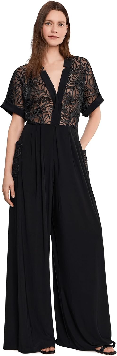 Norma Kamali Geralyn Short Sleeve Jumpsuit