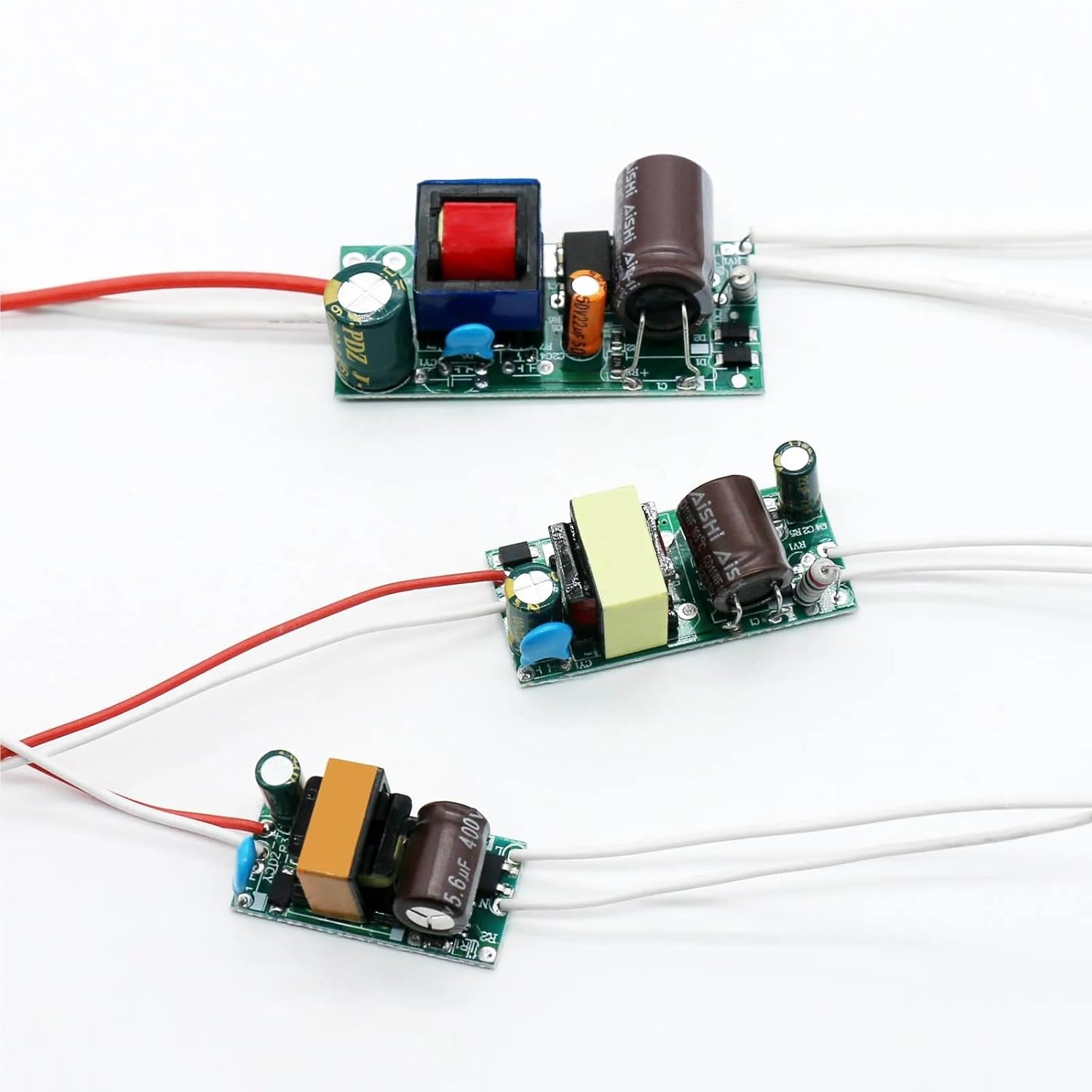 LED Isolation Driver 2-3W 3-5W 4-7W 8-12W 12-18W 18-24W 250mA±5% LED Downlight Spotlight Bulb Drive Power Lighting Transformer(3-5W DC9-18V)