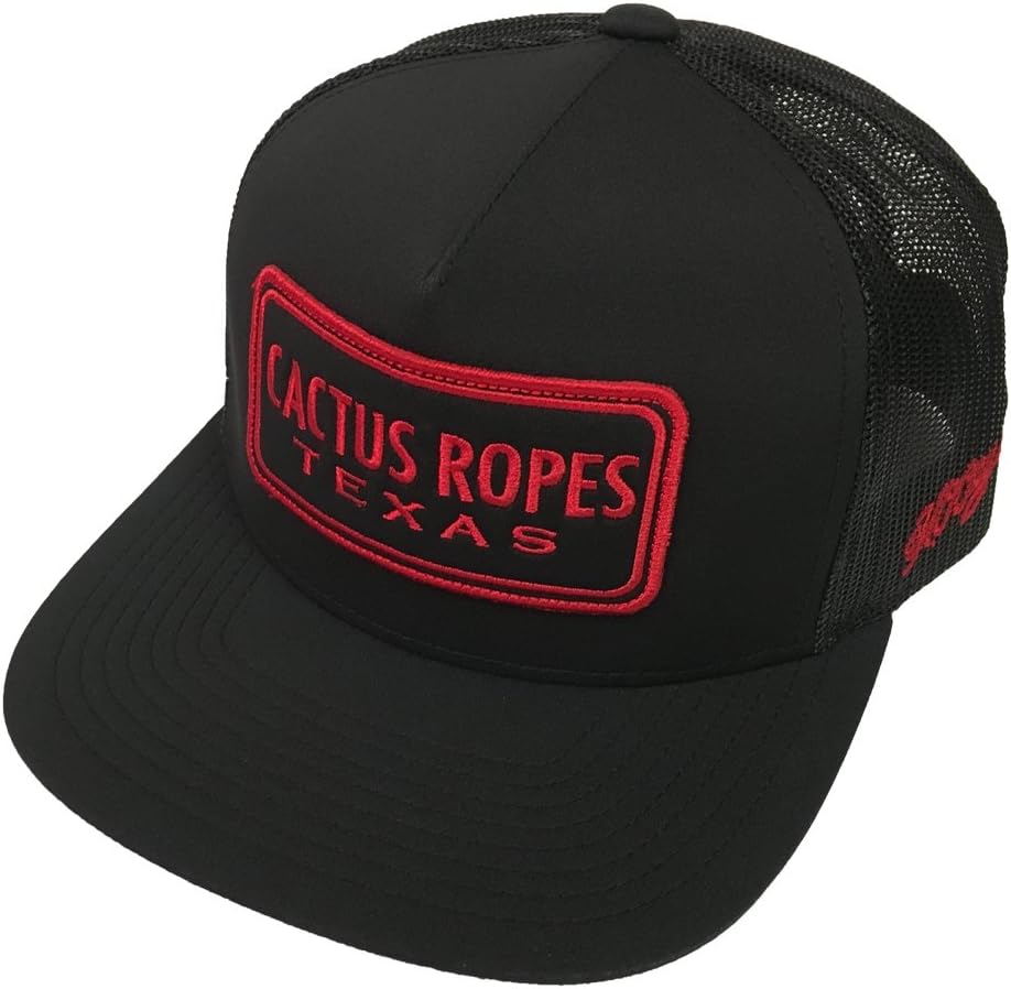 Cactus Ropes Red/Black Adjustable Snapback Hat