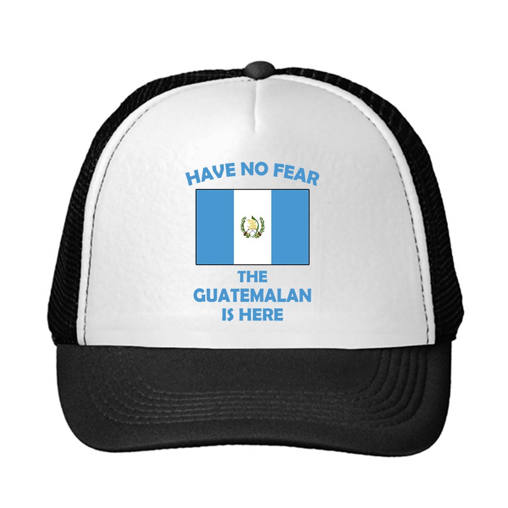 Speedy ProsHave No Fear Guatemalan Is Here Guatemala Guatemalans Adjustable Trucker Hat Cap Black