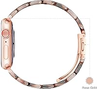 Vista 238 de Lightweight Resin Band For Apple Watch Series 11 10 SE 9 8 7 6 5 4 3 2 1 Ultra 3 2, Fashion Adjustable Replacement Strap for iWatch Bands 38mm 40mm