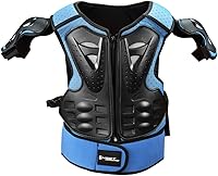 Vista 3 de Traje de armadura de motocicleta para niños, equipo de protección de pecho, columna vertebral, protector de espalda, hombro, brazo, codo