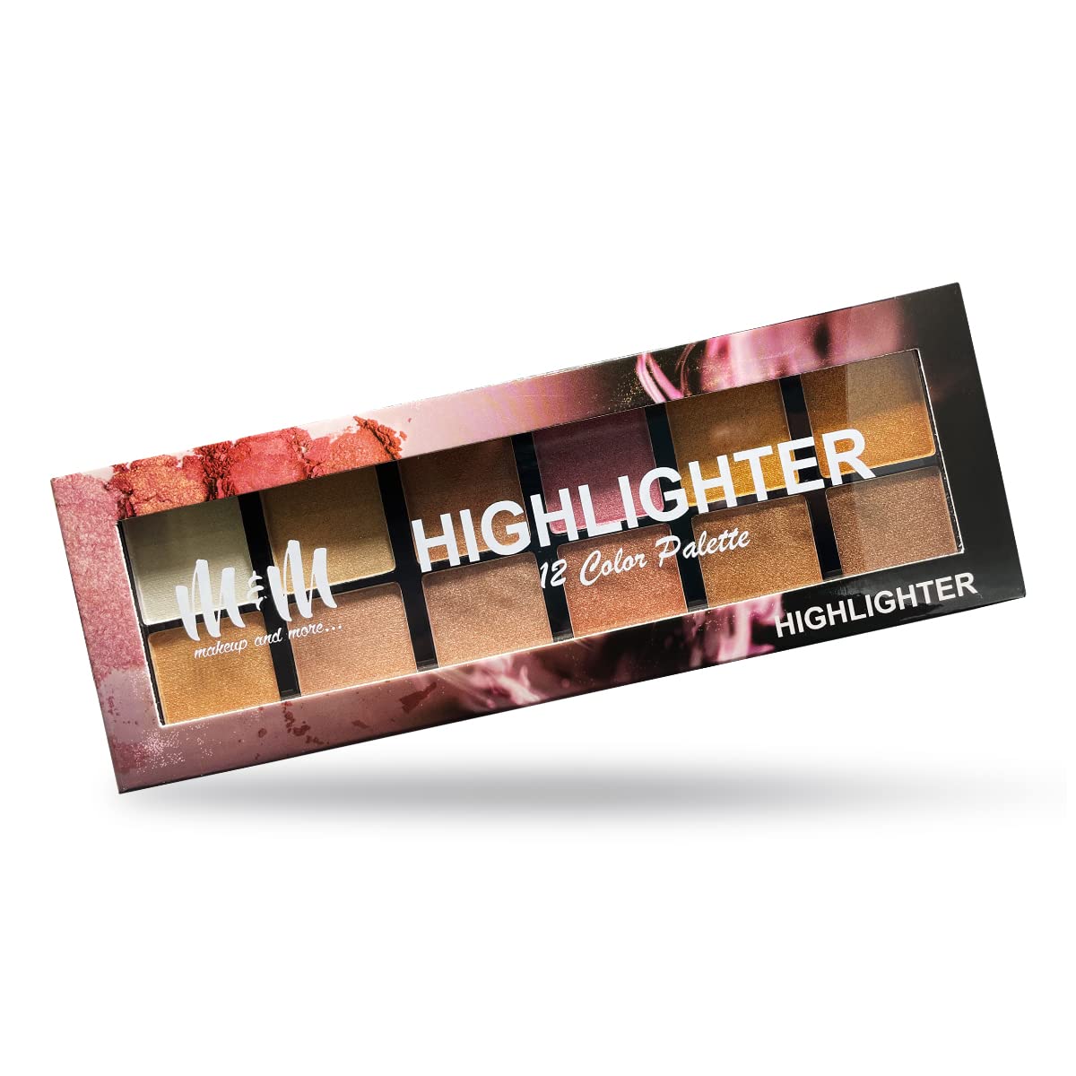 Makeup & More Blusher & Highlighter, Multi-Color Palette, Contours Cheeks, Blends Easily, Fine Pressed Powder, Long Lasting (Multicolor - 10) 2