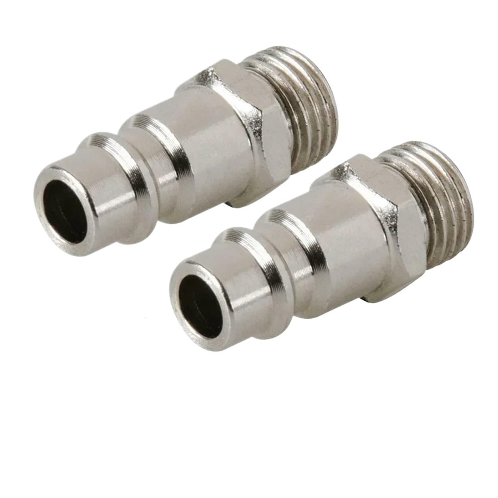 Padgcnor Men's One Color Air Line Connectors 2/5Pcs Quick Release Compressed Air Line Coupler Connector Fitting 1/4In Work-Shop Equipt Power Compressors(2Pcs)
