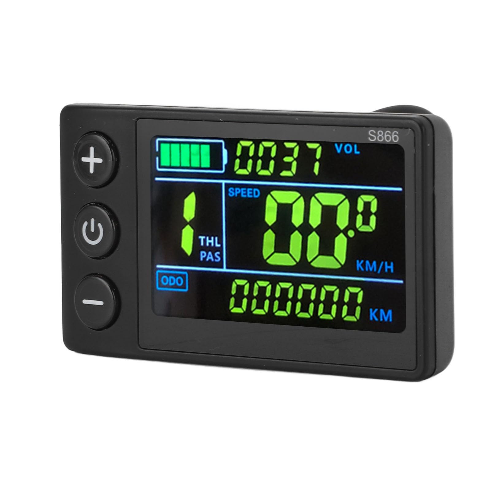 Medidor LCD para ciclismo eléctrico Domary con pantalla retroiluminada de ABS 7