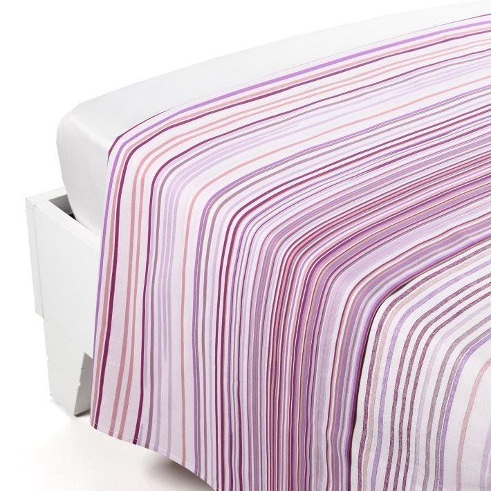 Drap de dessus en coton Caleffi Grafismi pour sublimer votre chambre double
