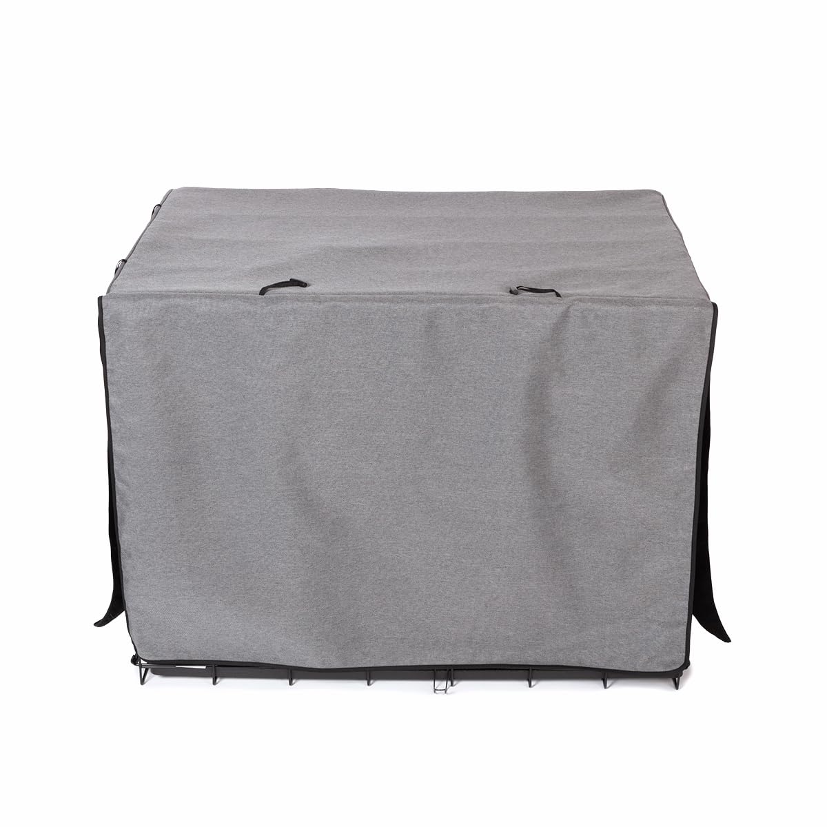 Danish Design Funda para Jaula de Perro, Forro Opaco, Puertas enrollables, Color Gris, XXL