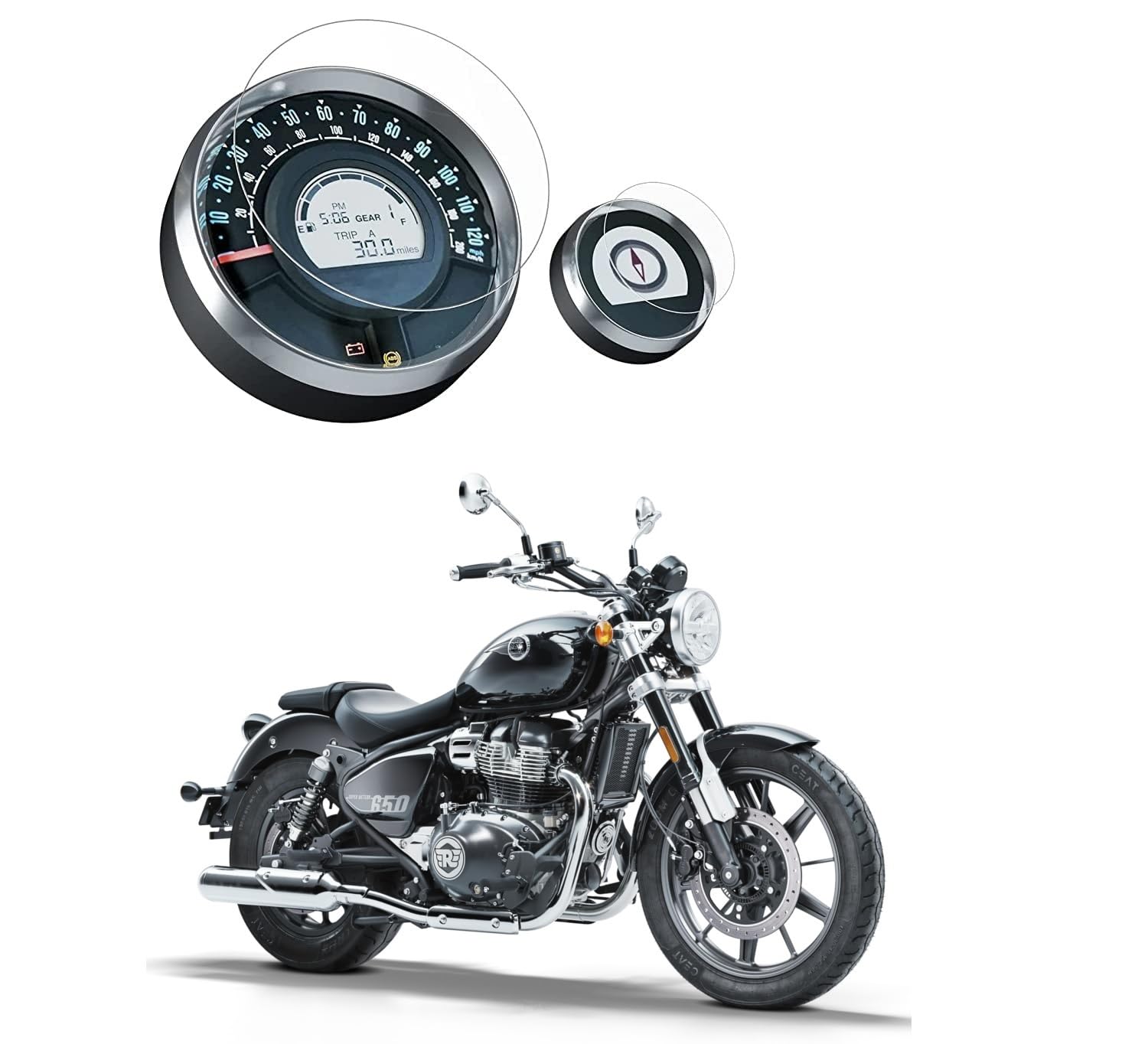 FriendZon 9H Nano Speedometer Scratch Guard Screen Protector Compatible with Royal Enfield Super Meteor 650 (Pack Of 2) (B0CC2X79JW) Amazon Price History, Amazon Price Tracker