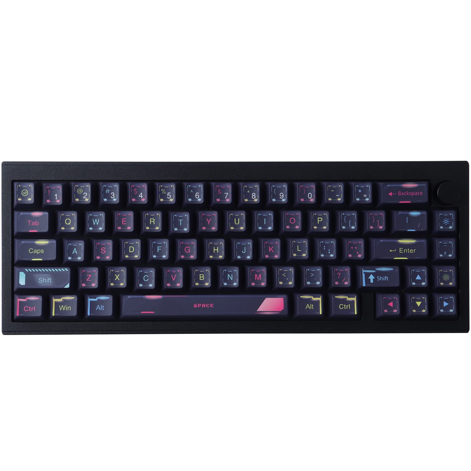 Set Di Keycap PBT A Sublimazione 150 Tasti, Profilo Cherry, Personalizzabili Per Tastiera Meccanica Con Interruttori MX, Barra Spaziatrice 7U Inclusa