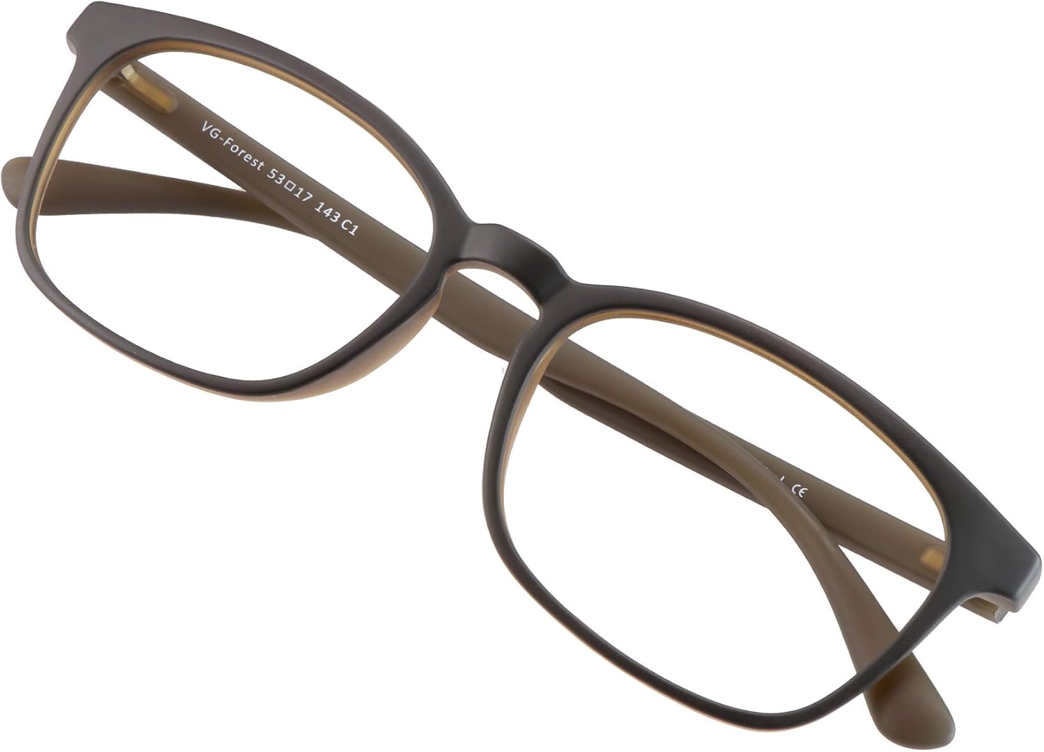 VisionGlobal Blue Light Blocking Glasses for Women/Men, Stylish Square Frame, Anti Eyestrain