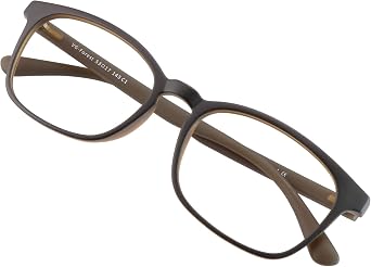 VisionGlobal Blue Light Blocking Glasses for Women/Men, Stylish Square Frame, Anti Eyestrain