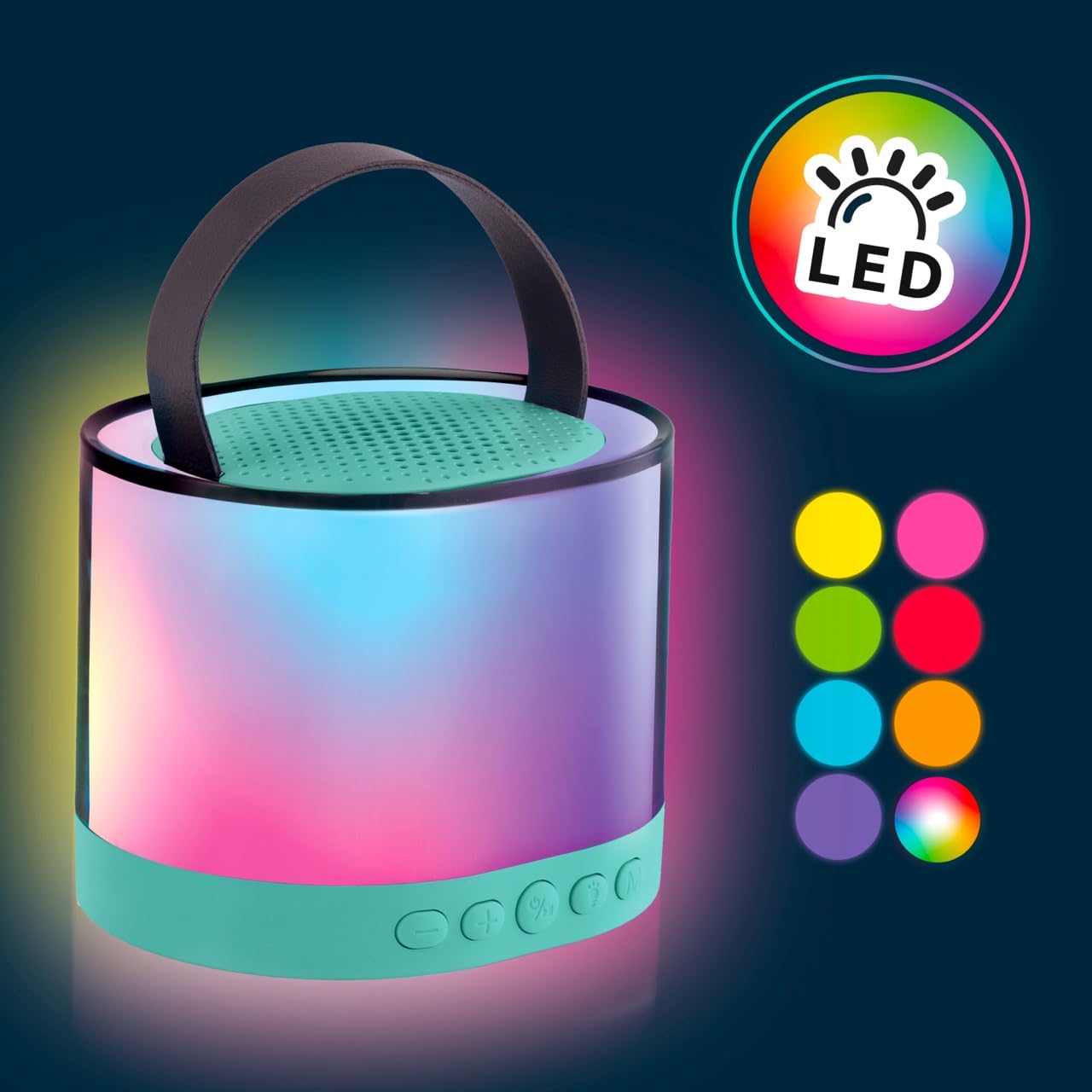 Canal Toys – Music Creator - Station Karaoké Bluetooth Portable – 2 Micros sans Fil, Effets Vocaux & Lumières LED – Enceinte Karaoke Enfant – 4 Effets de Voix - Cadeau Anniversaire - INF 044