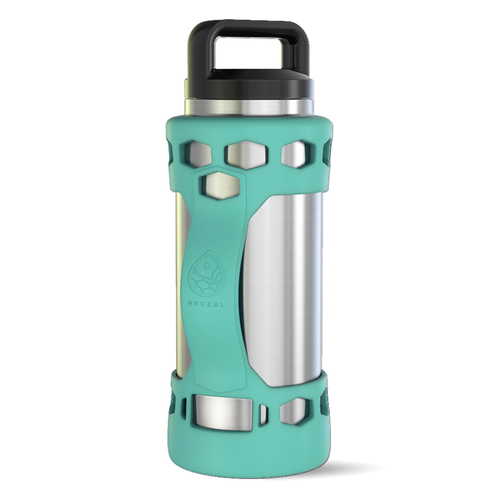 REUZBL Bottle Bumper Silicone Boot Sleeve Protector Accessories with Handle for 26 oz & 36 oz Stainless Steel Water Bottles
