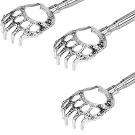 Back Scratcher, Fathers Day Dad Gifts for Dad/Husband/Grandpa, Christmas Stocking Stuffers for Men/Women/Adults, Bear Claw Back Scratcher Portable Extendable, Novelty Idea Funny Men Small Gifts