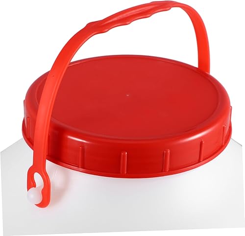 Miniatura 8 de Happyyami Cubo de leche de cordero cubo de alimentación de leche con olla de alimentación de animales de gran capacidad para botella de granja, cubo