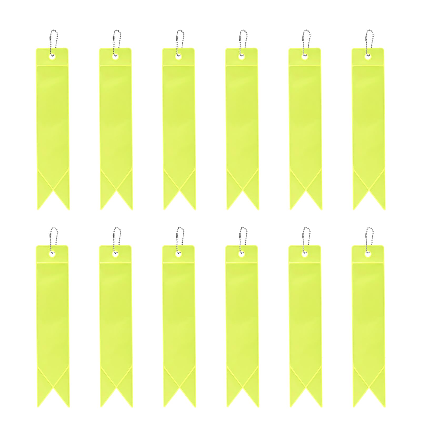 Calkkrer Lot De 6 Porte-clés Réflecteurs De Sécurité Pour