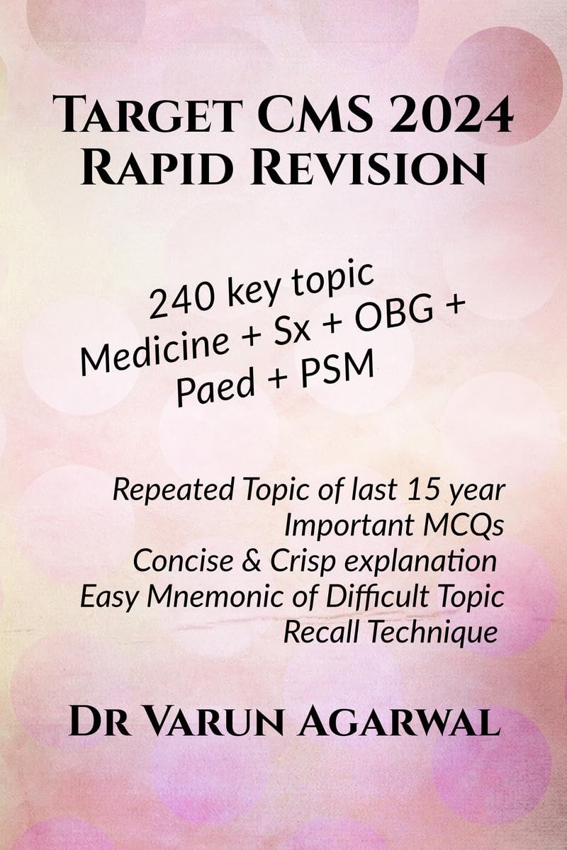 Target CMS 2024 Rapid Revision Paperback – 27 May 2024