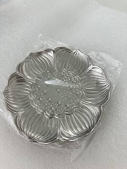 Amazon.co.jp: 蓮 シルバートレイ 受け皿 トレー コースター 2個セット