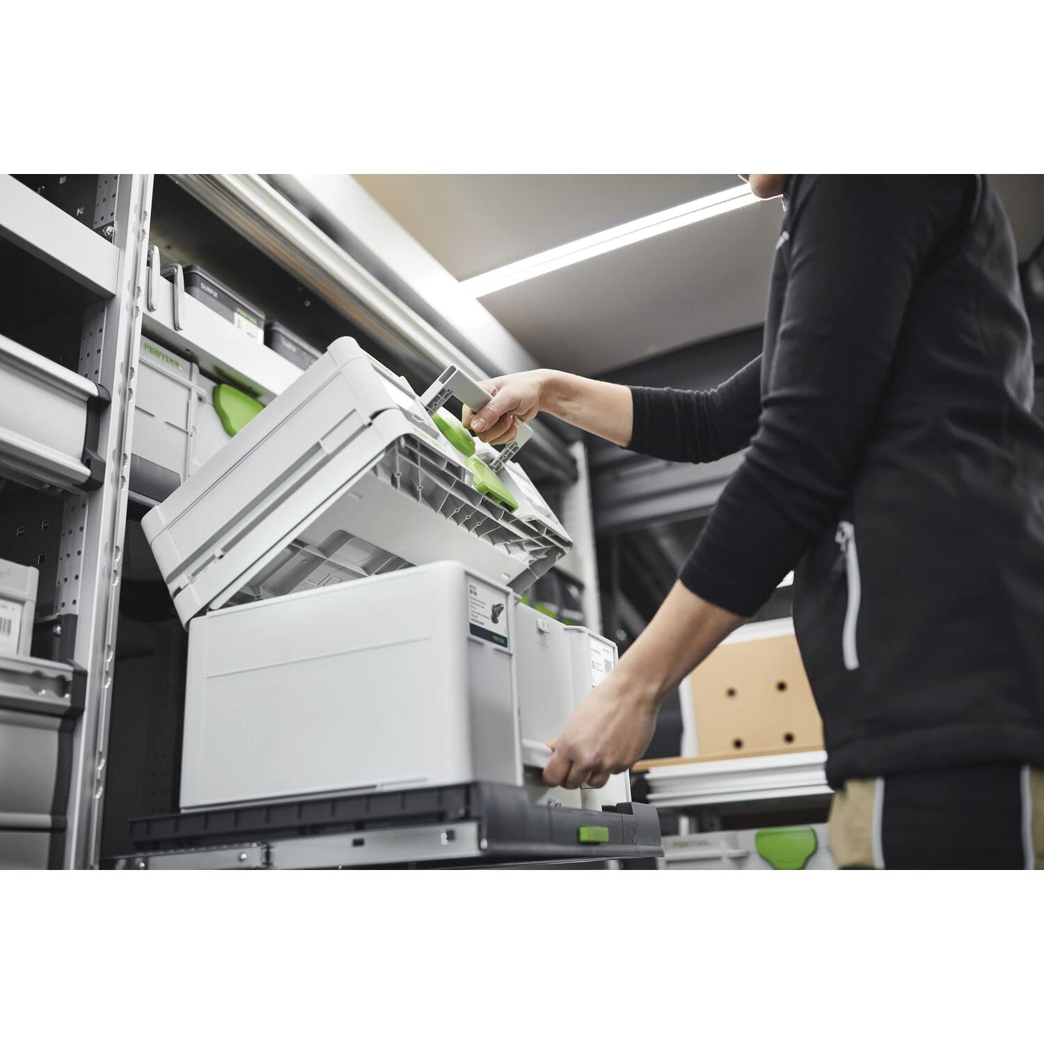 FESTOOL 576072 Lijadora excéntrica ETS 150/3 EQ-Plus, Azul/Verde