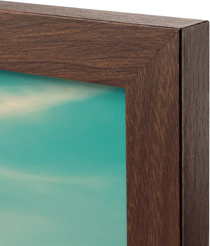 Image of Plastic Rectangular 12x18Inch Photo Frame A3 Size Photo Frame For Wall Artwork /Painting (Brown) (Set of 3)
