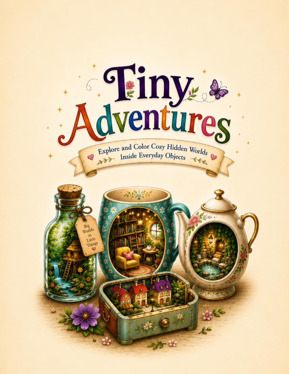 Tiny Adventures: Explore and Color Cozy Hidden Worlds Inside Everyday Objects