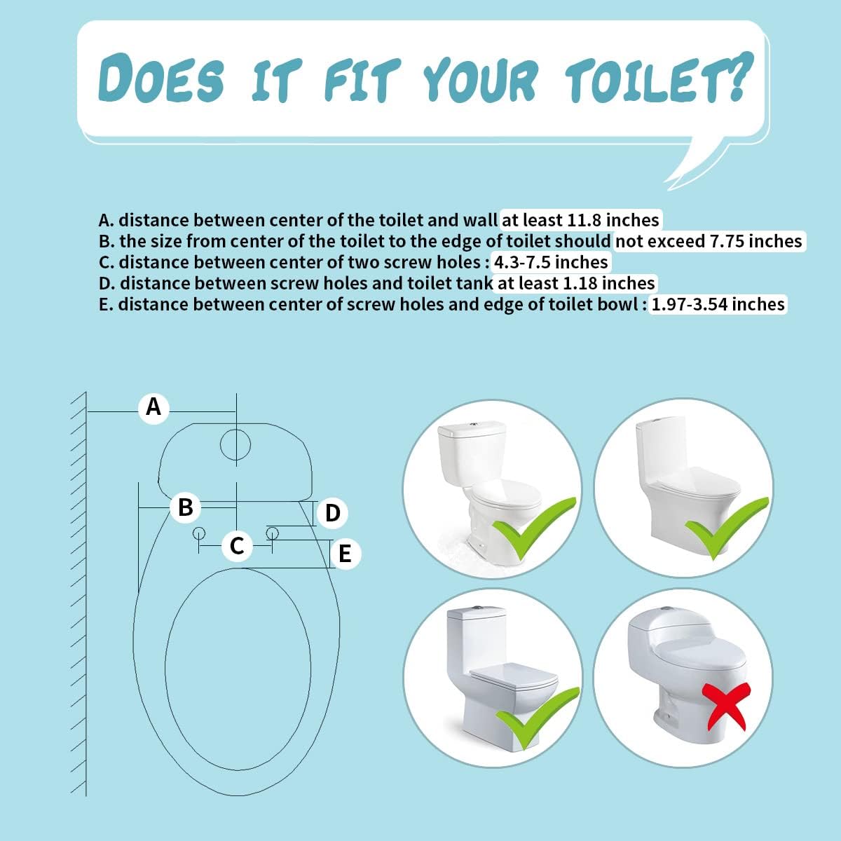 bidet, Hot and Cold Water Non-electric Bidet Attachment for Toilet, Self Cleaning and Dual Nozzle for Women and Rear Wash, Push Button Switch for Easy Using (White）