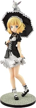 Bellfine is The Order a Rabbit? Bloom Syaro Gothic Lolita Version 17 Scale PVC Figure, Multicolor