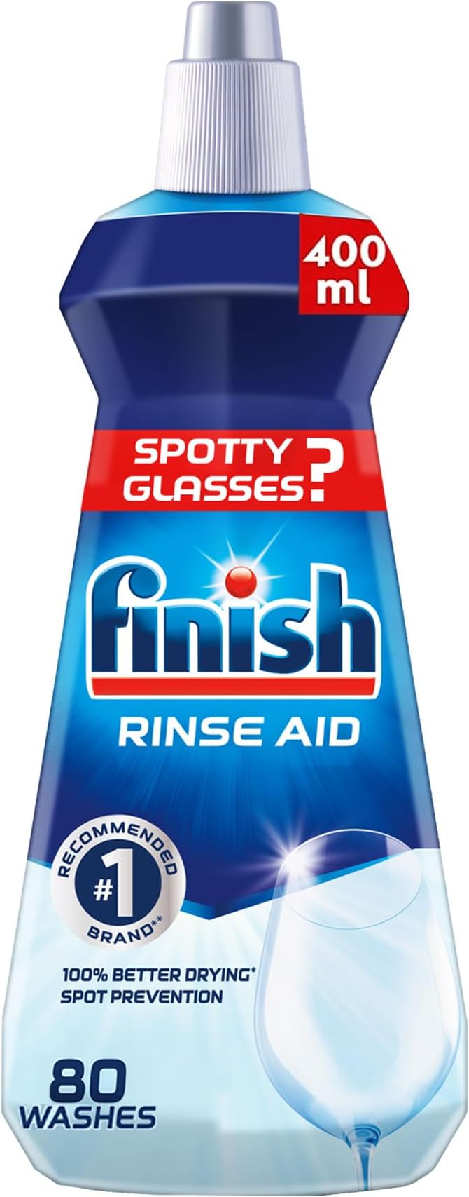 Dishwasher Detergent Rinse Aid Liquid, Original Scent, 400ml