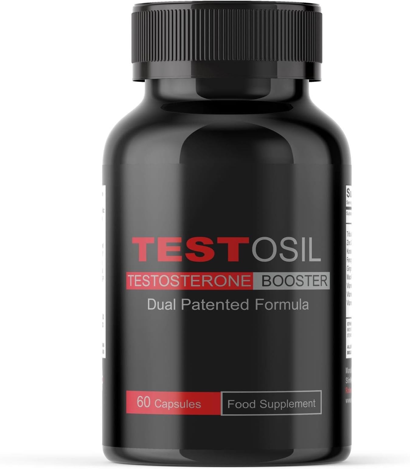 TESTOSIL - The Best Natural Supplement - Powerful Legal Bodybuilding Supplement - Advanced Performance and Recovery Agent - 60 Capsules