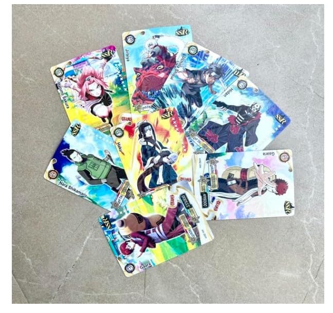 Anime Battle Trading Cards Set – 48 Premium Ninja Cards | Booster