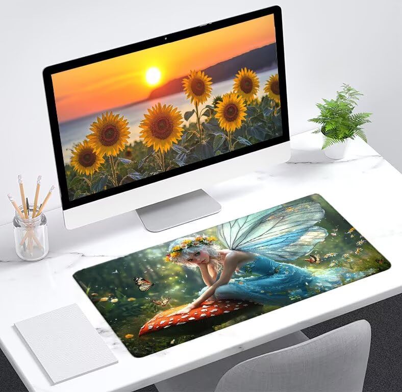 Tapis de souris champignon protégeant votre bureau des éclaboussures
