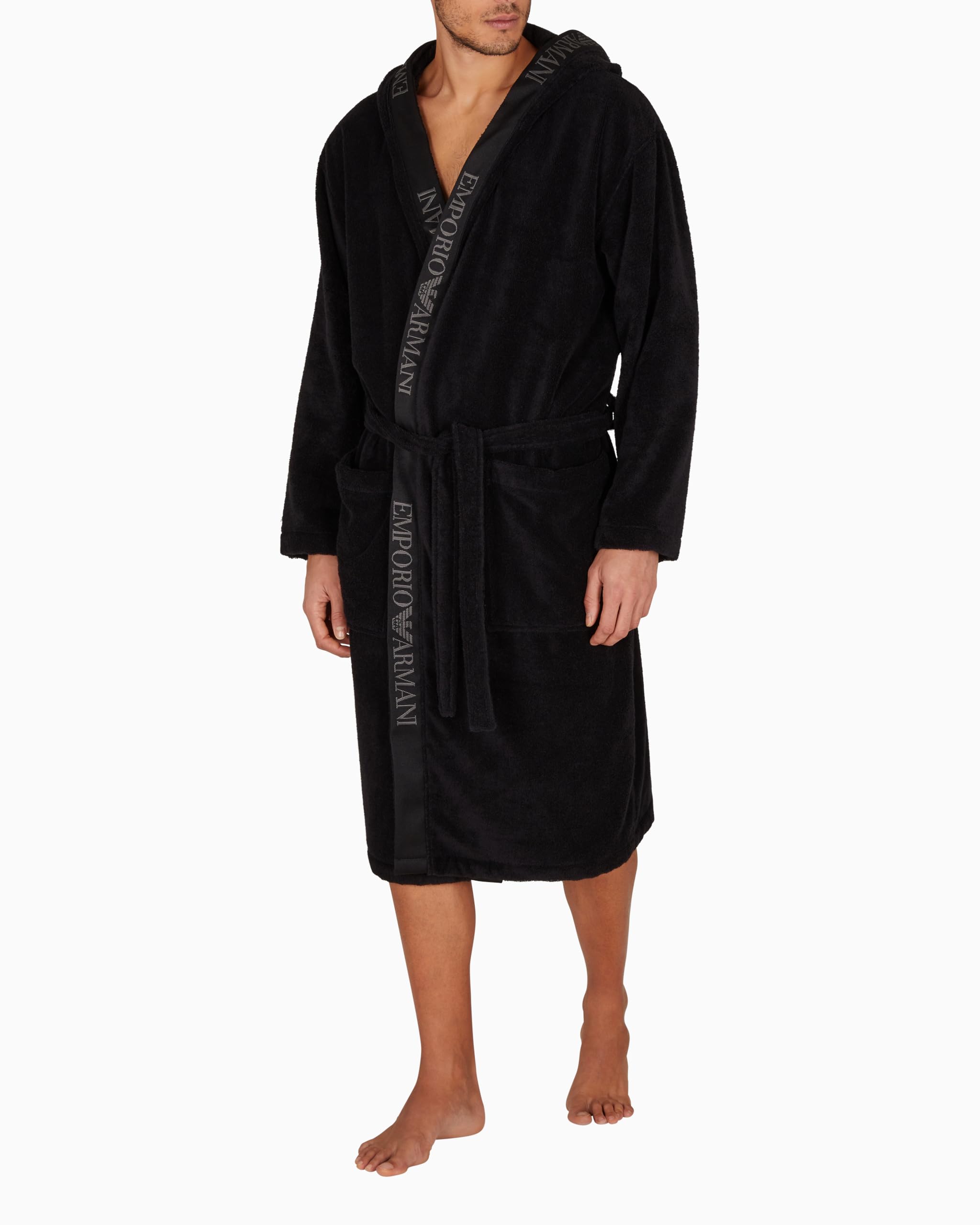 Emporio Armani Sponge Bathrobe Albornoz Hombre (Pack de 1)