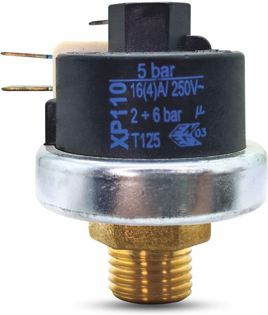HANUMATO Pressure Switch Mater Italy XP110-2-6 (BAR) 1/4" - Ma-ter.AKOS4XP26 For, Industrial Machines
