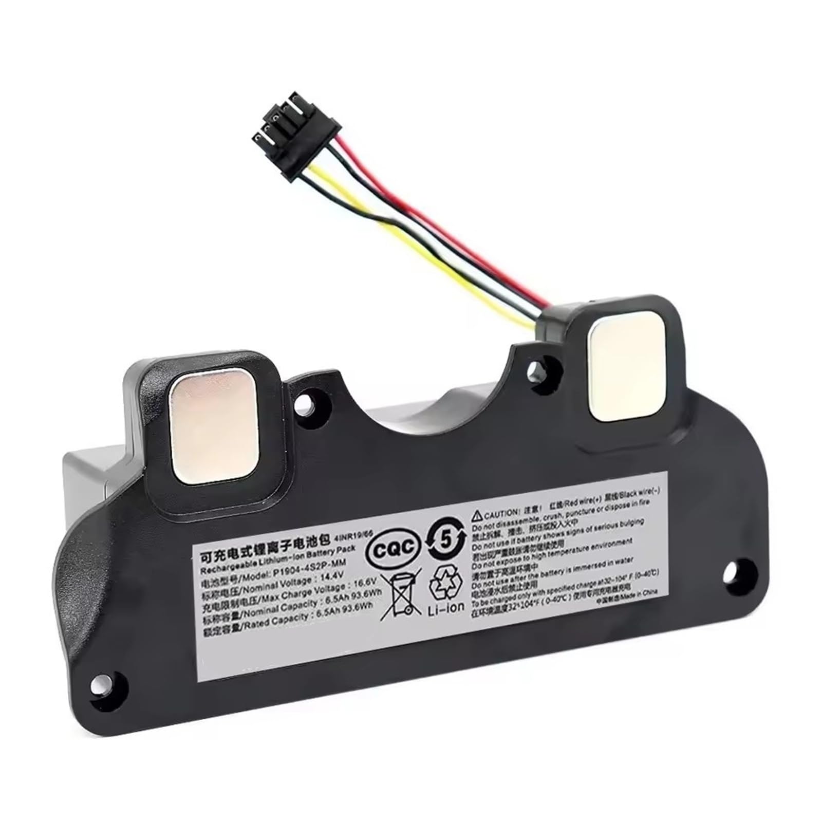 Repuesto de batería Conga 4490 y 4690 compatible con aspiradora Cecotec de 5200mAh 6