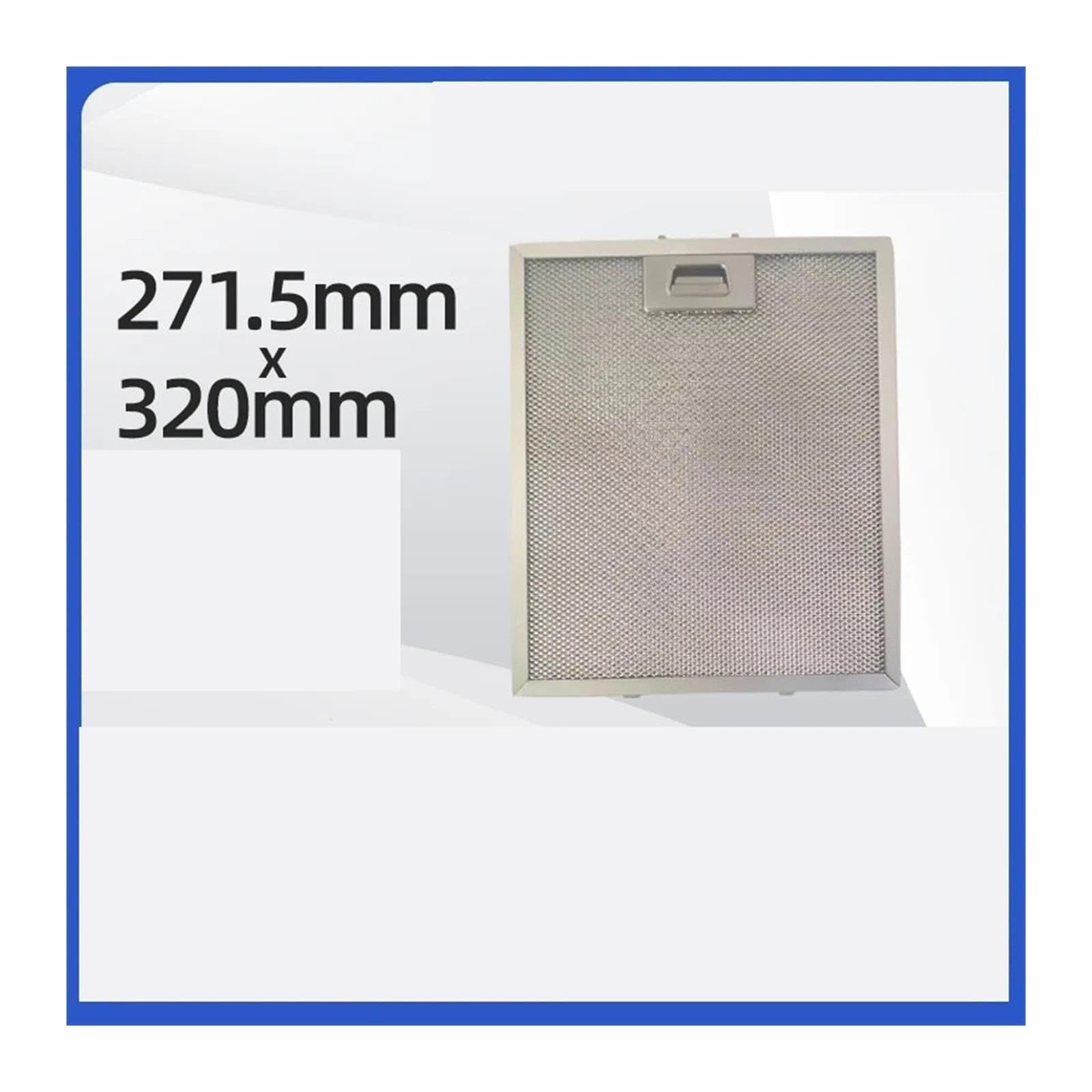 Herd Kapuze Filter Ersatz 271.5 X 320mm Metall Mesh Fettfilter