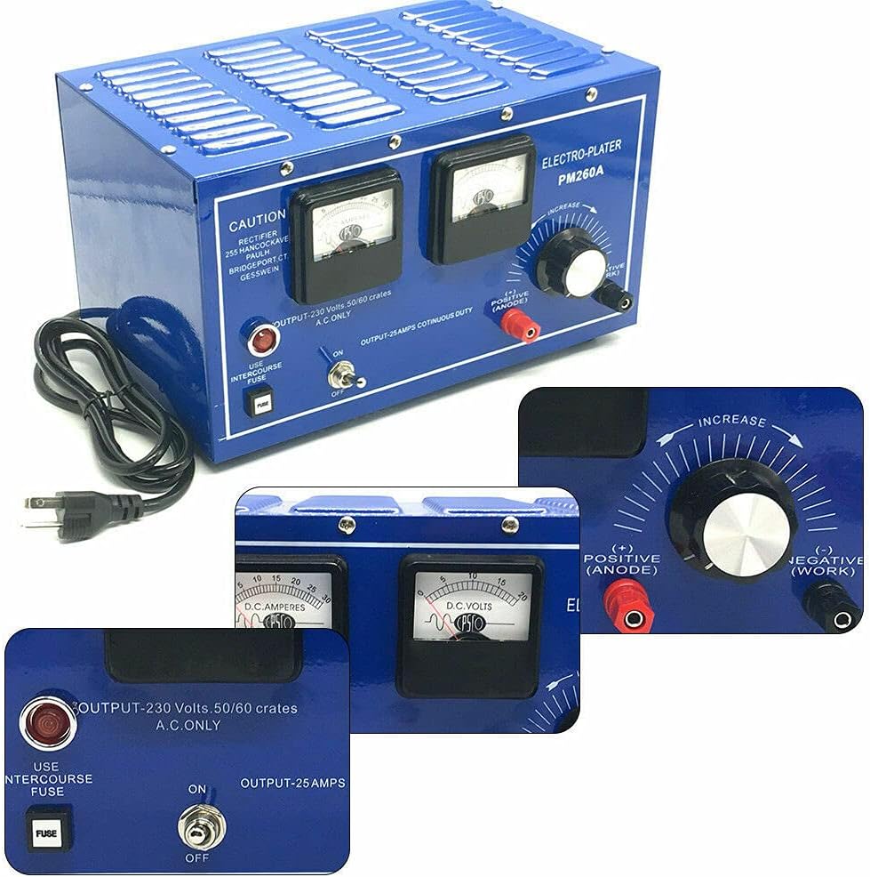 Adjustable Voltage Jewelry Electroplating Kit Gold Plating Machine