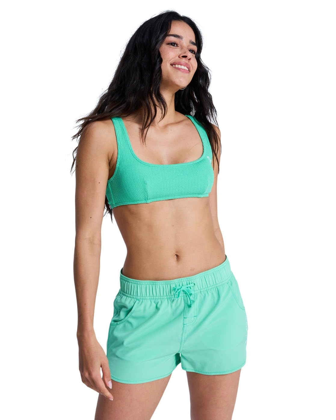 Roxy Women's Blue/Blue Wave 2 Inch Boardshorts - Size: M
