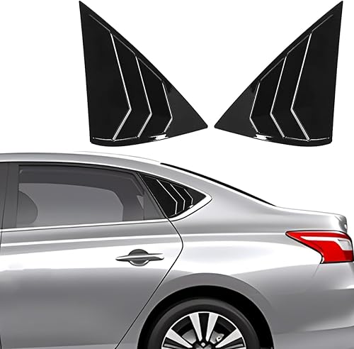 para Nissan Sentra 2013-2019 Accesorios Exteriores Deportivos Persianas de Ventanas Laterales Traseras del Coche Rejillas de Ventilación Cubiertas