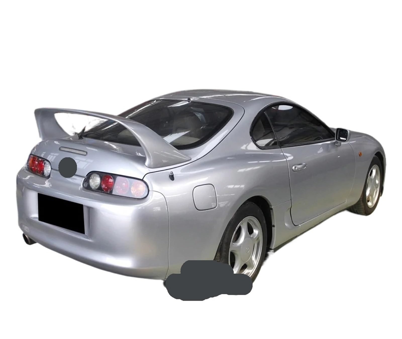 Compatible for 1993-1998 Toyota Supra MK4 JZA80 2 Door Coupe Original Style FRP Unpainted Rear Spoiler Trunk Boot Wing(Matte Black)