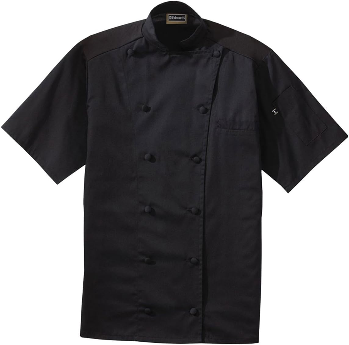 Edwards Classic Short Sleeves Chef Coat with Back Mesh