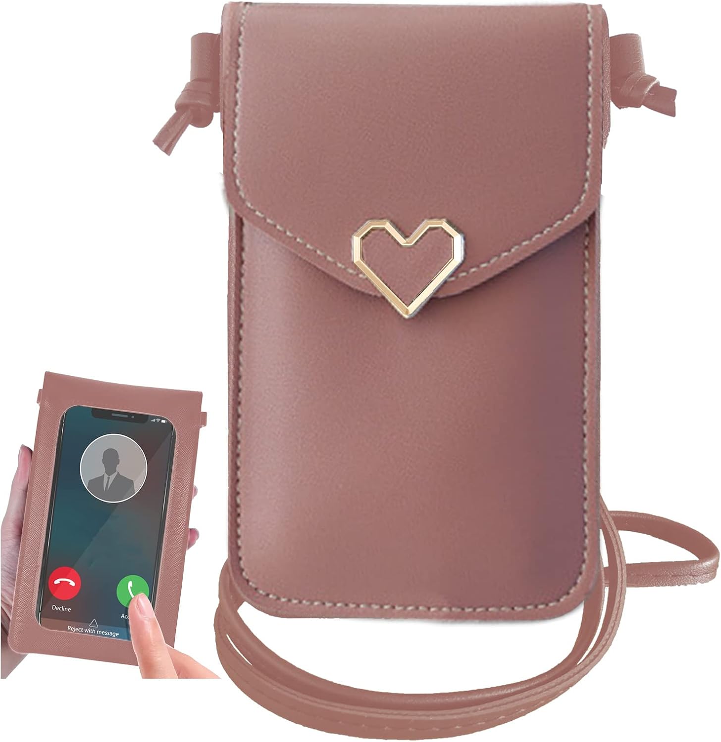 Small Crossbody Cell Phone Purse For Women, Touch Screen Bag With
