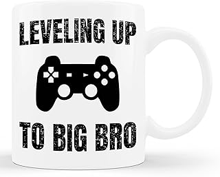 TerRine Level Up To Big Brother Announcement Gamer Cup 11oz White Mug