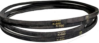Motorcycle Drive Belt Transmission Belt for Bench Drill for K456 for K26 for K15 for K-690 for K478 for K660 Drill Press Rubber Vee-Belt Drive Belt 3 PcsK-690