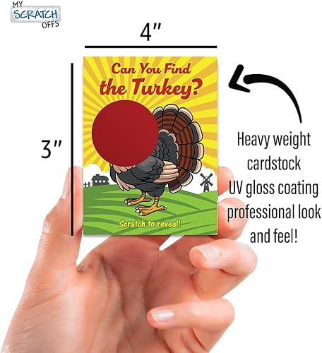 Miniatura 9 de My Scratch Offs - Paquete de 26 tarjetas de rascar para juegos familiares, tarjetas de agradecimiento para pequeñas empresas, juegos de fiesta y